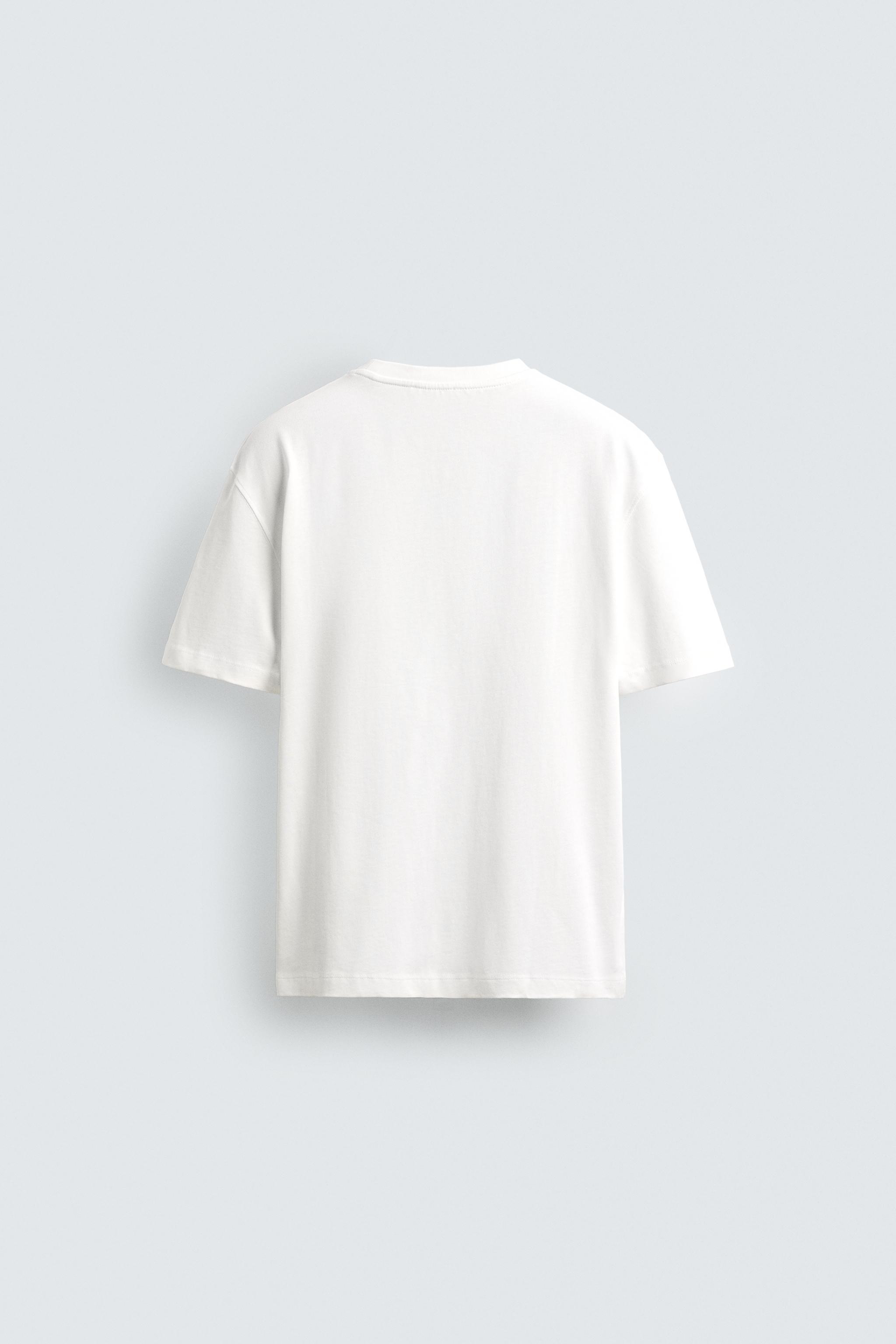 T-SHIRT IMPRIMÉ CONTRASTE